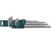 Комплект угловых шестигранников EXTRA LONG 1,5-10мм, 9 предметов, Jonnesway H03SM109S (47093)