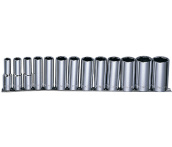 Набор глубоких головок 1/2 DR, MAXI-DRIVE, 13 шт, 7/16-1-1/4 SAE, Jonnesway S05HD4213S