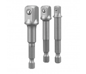 Набор адаптеров для механизированного инструмента (3 шт) AVS NAD-3 (A07967S)