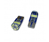 Светодиодная лампочка T146 T10 /белый/ (W2.1x9.5D) CANBUS 15SMD 4014 12V 1W (2 шт.) AVS A40836S