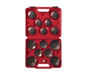 Набор съемников масляных фильтров (чашка, 65-100 мм) AVS FWCS-15 (15 предметов, в кейсе) A85346S