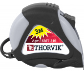 Рулетка в обрезиненном корпусе, 3 м, Thorvik SMT316