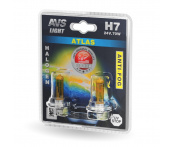 Галогенная лампа AVS ATLAS ANTI-FOG желтый, H7. 24V. 70W (2 шт.) A78630S