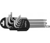 Набор торцевых ключей TORX Т10-T50, 9 предметов, Ombra 953009 (55371)