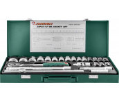 Набор головок 1/2 DR, 8-34 мм, 24 предмета, Jonnesway S04H4724S