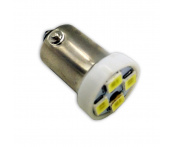 T8 В043 /белый/ (BA9S) 4SMD 2835 12V, блистер 2 шт.