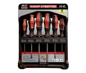 Набор отверток на крепежной планке AVS OS-6P (6 предметов)