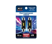 SV052 T11/белый/ (SV8,5) series PRO light CANBUS CSP 1860 39мм 12-24V, блистер 2 шт, AVS A85677S