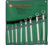 Набор накидных ключей изогнутых 75 гр, 6-22 мм, 8 шт, Jonnesway W23108S