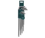 Набор ключей Torx с центрированным штифтом Extra Long Т9-Т50 (10 шт) Jonnesway H08S110S