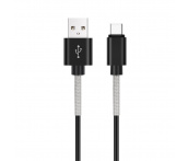 Кабель зарядки Type C (1м, USB 2.0) усиленный, AVS TC-361S (A40283S)