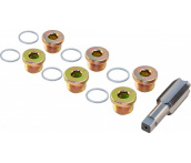 Набор для восстановления резьбы сливного отверстия поддона M20х1.5, Thorvik ODPRK2015 (53214) 7 предметов