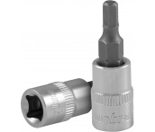 Насадка торцевая 3/8 DR с шестигранной вставкой-битой, H4, Ombra 138204