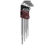 Набор ключей торцевых шестигранных удлиненных, H1.5-H10, 9 шт., Thorvik HKL9S (53051)