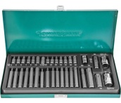 Набор бит (вставок) 10 мм, шестигранных Н4-12мм, TORX (35 шт) Jonnesway S29H4135S