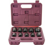 Набор головок торцевых ударных 1/2"DR (10-24 мм) 10 шт., Thorvik ISS01210 (53430)