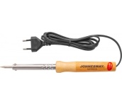 Паяльник электрический с деревянной рукояткой, паяльный стержень 6 мм, 60W, 220V-240V, T=400, Jonnesway MZ0001A (46367)