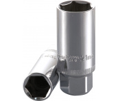 Cвечная головка торцевая 3/8 DR, 21 мм, Ombra 138121A