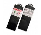 Оплетка на руль, перфорированная эко-кожа, М черная, AVS GL-304M-B (A40020S)