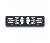 Рамка под номерной знак двусоставная AVS RN-24 (черная)