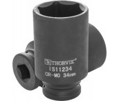 Головка торцевая ударная глубокая 1/2"DR, 34 мм, Thorvik IS11234 (53460)