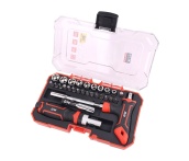 Отвертка реверсивная с насадками (28 предметов) AVS ORS28 (A85333S)