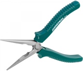 Длинногубцы прямые, многофункциональные, с полимерными рукоятками, 200 мм, Jonnesway P118 (47128)