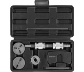 Приспособление для возврата поршней дисковых тормозных механизмов в наборе, Thorvik ABCRT2 (53233) 7 предметов