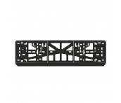 Рамка под номер односоставная (чёрная) AVS RN-01