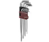 Набор ключей шестигранных удлиненных дюймовых, H1/16"-H3/8", 10 шт, Thorvik HKIL10S