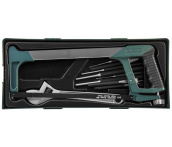 Набор инструментов, 14 предметов (ложемент) Jonnesway M645114ST (M645114SP)