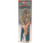 Зажим ручной с фиксацией и прорезиненными рукоятками, трубный захват, 250 мм, 0-64 мм, Jonnesway P32M10C (48312)