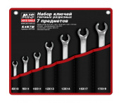Набор ключей разрезных в сумке (8-19 мм) (7 предметов) AVS K4N7M