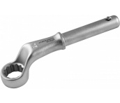 Ключ накидной усиленный, 24 мм, d18.5/180 мм, Jonnesway W77A124 (46318)