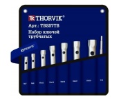 Набор ключей трубчатых в сумке, 6-19 мм, 7 предметов, Thorvik TBSS7TB (53737)
