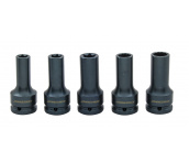 Набор торцевых головок 3/4DR, E18, E20, E24, 17, 19 мм, 12-гр, для болтов ГБЦ MAN, Jonnesway AN040264