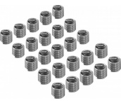 Набор вставок резьбовых M6x1.0, 25 предметов, Thorvik WTRI610 (53187)
