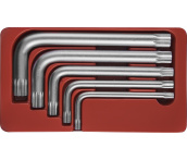 Набор угловых ключей Spline М-профиль, М5-М12 (5 шт) Jonnesway H15M105S