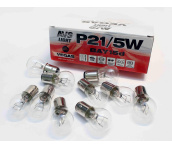 Лампочка AVS Vegas 12V. P21/5W (BAY15D) BOX-10 шт.