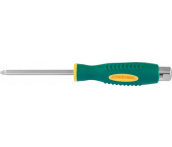 Отвертка стержневая POZIDRIV, ударная, силовая под ключ, PZ1x75, Jonnesway D70Z175 (46091)