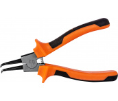 Щипцы для стопорных колец, загнутый разжим, 180 мм, Ombra 440407