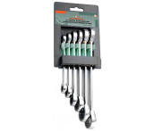 Набор накидных трещоточных ключей 8-19 мм, 6 шт, Jonnesway W68106S