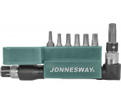 Набор бит (вставок) 1/4 DR, TORX T10-T40,  8 предметов, Jonnesway S08H2S8S