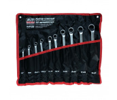 Набор ключей гаечных накидных изогнутых (6-27 мм) (10 предметов) AVS K2N10M