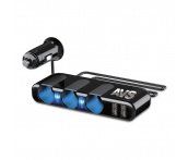 Разветвитель прикуривателя AVS CS319U (12/24Вна 3 выхода+2 USB порта)