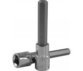 Насадка торцевая 1/2 DR с шестигранной вставкой-битой, Н19, 100 мм, Ombra 121219