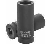 Головка торцевая ударная глубокая 1/2"DR, 21 мм, Thorvik IS11221 (53449)