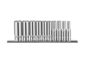 Набор глубоких головок 12-гранных 1/4 DR, SAE 3/16 -9/16, 10 предметов, Ombra 914910