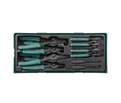 Набор щипцов для стопорных колец, 10 предметов (ложемент) Jonnesway AG010150SP