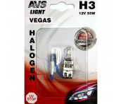 Лампа галогеновая AVS Vegas в блистере H3.12V.55W (1 шт.)